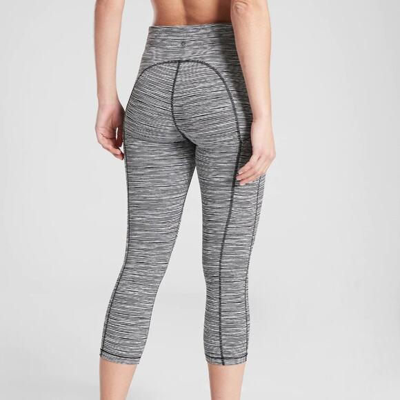 Athleta Ultimate High Rise Legging Black White - Picture 4 of 10
